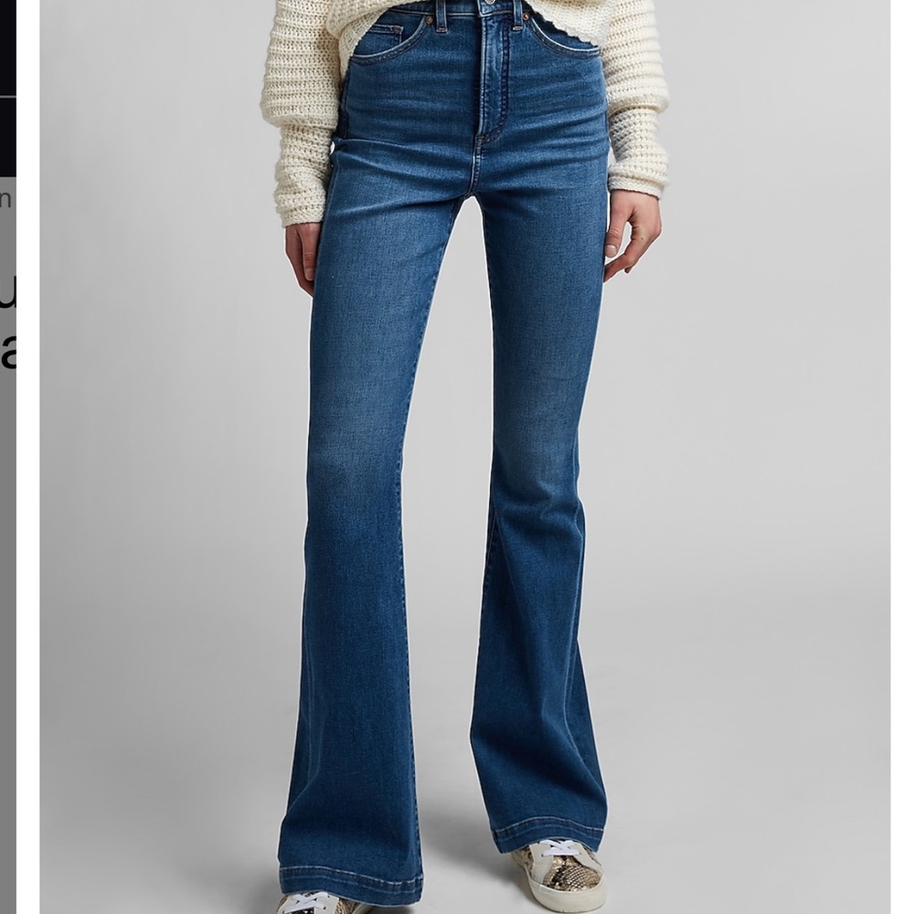 High Waisted Flare Jeans